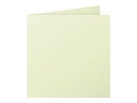 Pollen - 25 Cartes pliées - 135 x 135 mm - 210 g/m² - vert bourgeon