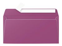 Pollen - 20 Enveloppes - 110 x 220 mm - 120 g/m² - cassis