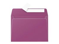 Pollen - 20 Enveloppes - 114 x 162 mm - 120 g/m² - cassis