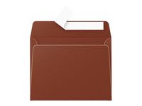 Pollen - 20 Enveloppes - 90 x 140 mm - 120 g/m² - chocolat