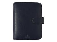 Oberthur Milano 21 - Organizador - 2015 - vista de la semana - 150 x 210 mm - papel marfil - tapa negra - piel artificial