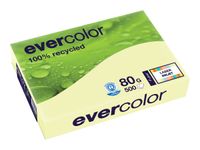 Clairefontaine Evercolor - Papier couleur recyclé - A4 (210 x 297 mm) - 80g/m² - Ramette de 500 feuilles - canari