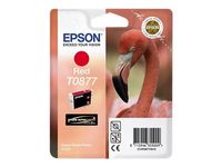 Epson T0877 Flamant rose - rouge - cartouche d'encre originale