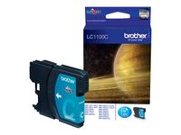 Brother LC1100C - Cián - original - cartucho de tinta - para Brother DCP-185, 385, 395, 585, J715, MFC-490, 5490, 5890, 5895, 6890, 790, 795, 990, J615
