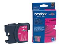 Brother LC1100M - Magenta - original - cartucho de tinta - para Brother DCP-185, 385, 395, 585, J715, MFC-490, 5490, 5890, 5895, 6890, 790, 795, 990, J615