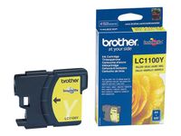 Brother LC1100Y - Amarillo - original - cartucho de tinta - para Brother DCP-185, 385, 395, 585, J715, MFC-490, 5490, 5890, 5895, 6890, 790, 795, 990, J615