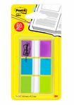 Post-it - Marque-pages (Index) souples - couleurs assorties - Lot 3 x 20 feuilles