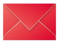 Pollen - 20 Enveloppes - 75 x 100 mm - 120 g/m² - rouge groseille