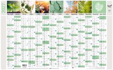 Quo Vadis - Calendrier mural - Français - Equology - § - 14 mois de décembre à janvier - 65x40,5 cm - Papier Clairefontaine recyclé - Fabrication française