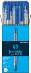 Schneider Tops 505 - 50 Stylos à bille - bleu - moyen