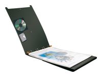 Exacompta Exactive Exashow - Portes-vues rechargeable - 50 vues - 5 positions - A3 - noir