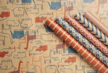 Clairefontaine - Papier cadeau kraft - 70 cm x 2 m - 60 g/m² - différents motifs disponibles