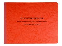 Exacompta - Registre des recettes/achats pour auto-entrepreneurs - 24 x 32 cm