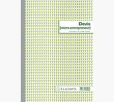 Exacompta - Manifold Carnet de devis pour micro-entrepreneurs - 50 dupli - A4