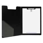 Viquel - Porte bloc à pince - A4 - avec rabat - noir