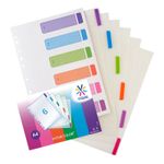 Viquel Intercolor - Intercalaire 6 positions - A4 - polypropylène coloré