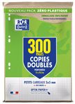 Oxford - copies doubles - 300 pages - A4 - petits carreaux (5x5 mm) - perforées