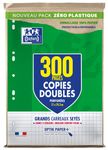 Oxford - copies doubles - 300 pages - A4 - grands carreaux (Seyes) - perforées