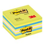 Post-it - Bloc Cube - 450 feuilles - 76 x 76 mm - couleurs assorties Rêve intense