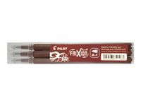 Pilot frixion - 3 Recharges - Marron