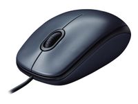 Logitech M100 - souris filaire - noir