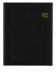 Agenda Lima Timing - 1 semaine sur 2 pages - 17 x 22 cm - noir - Brepols