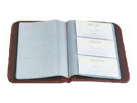 Brepols Palermo - Classeur pour cartes de visite - pour 144 cartes - brun