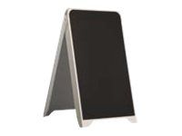 INOVSHOP - Chevalet de sol Clipframe ardoise - 50 x 88 cm - double face