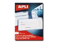 Apli Agipa - 5 Portes-badge de nom plastique - pour 100 x 72 mm