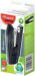Maped - Agrafeuse Greenlogic Half Strip noir - capacité de 25 feuilles - agrafes 24/6 ou 26/6