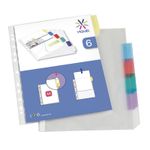 Viquel - Pochette intercalaire 6 positions - A4 - polypropylène