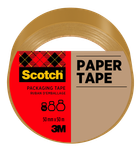 3M - Ruban adhésif d'emballage - 50 mm x 50 m - kraft marron