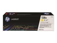 HP 128A - jaune - cartouche laser d'origine (CE322A)