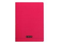 Calligraphe 8000 - Cahier polypro A4 (21x29,7 cm) - 96 pages - grands carreaux (Seyes) - rouge