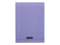 Calligraphe 8000 - Cahier polypro A4 (21x29,7 cm) - 96 pages - grands carreaux (Seyes) - violet