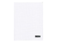 Calligraphe 8000 - Cahier polypro 24 x 32 cm - 96 pages - petits carreaux (5x5 mm) - transparent