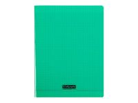 Calligraphe 8000 - Cahier polypro 24 x 32 cm - 96 pages - grands carreaux (Seyes) - vert