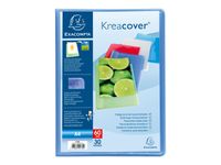Exacompta KreaCover - Porte vues personnalisable - 40 vues - A4 - disponible dans différentes couleurs