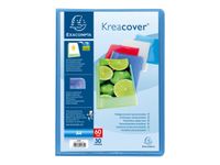 Exacompta KreaCover - Porte vues personnalisable - 60 vues - A4 - disponible dans différentes couleurs