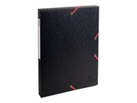 Exacompta Exabox - Boîte de classement en carte lustrée - dos 25 mm - noir