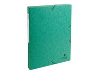 Exacompta Exabox - Boîte de classement en carte lustrée - dos 25 mm - vert