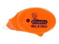 Cléopâtre Roll&Colle - Rouleau de colle double face - 8 mm x 10 m