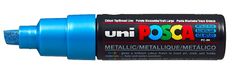 Posca - Marqueur peinture pointe large - Bleu Métallique