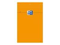 Oxford - Pack de 5 Blocs notes - A4 + - 160 pages - blanc - 80g - orange