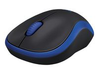 Logitech M185 - souris sans fil - bleu