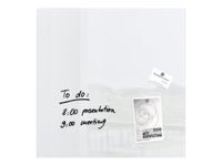 Sigel Artverum - Tableau magnétique en verre - 48 x 48 cm - blanc