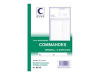 ELVE - Manifold Carnet de commandes - 50 tripli - 21 x 14 cm