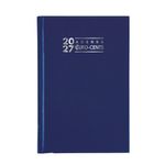Agenda de bureau Carré ordinaire - Euros et Cents - 1 jour par page - 13,5 x 21 cm - disponible dans différentes couleurs - Exacompta