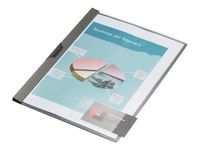 DURABLE POCKETFIX - 10 Porte-étiquette adhésives - 57x 90 mm - transparent