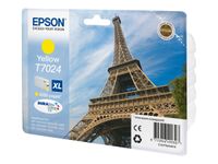Epson T7024XL Tour Eiffel - jaune - cartouche d'encre originale